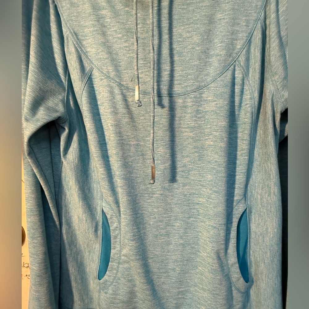 prAna Women's Electro Blue Ember Top - Picture 6 of 7